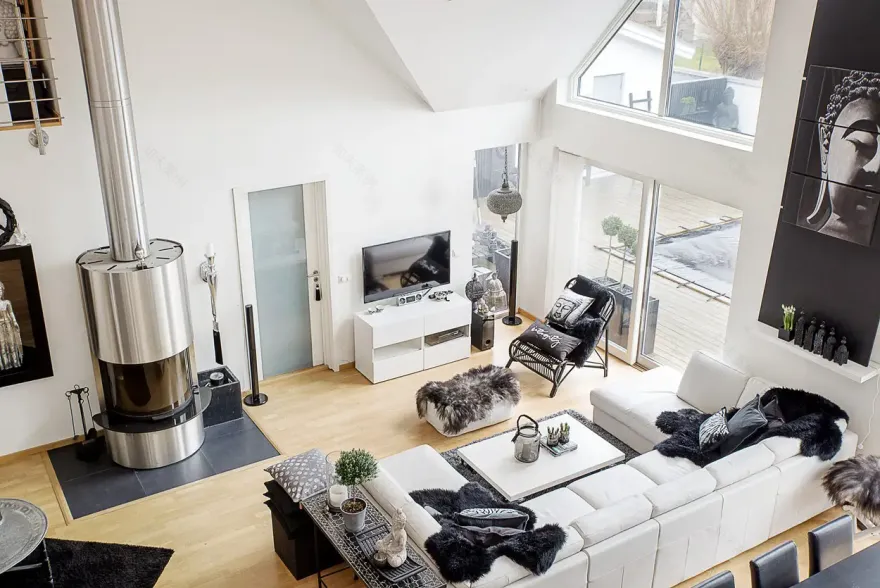 佛眼庇佑下的和谐混搭 | 240m²的摩洛哥风佛系家居设计-11