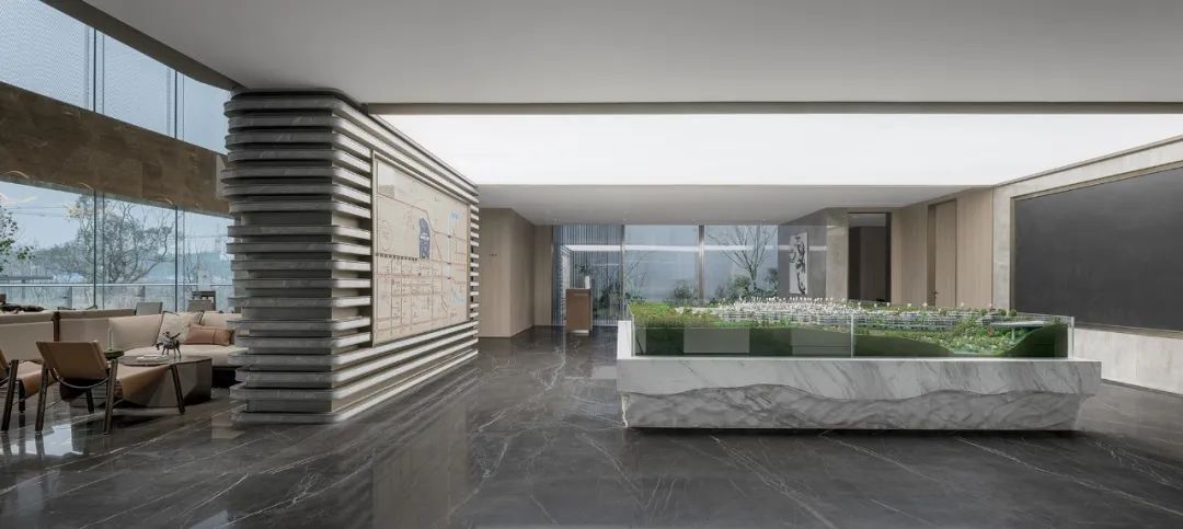 重庆融创文旅城曲水风和销售中心——山城江城,看山听雨-33