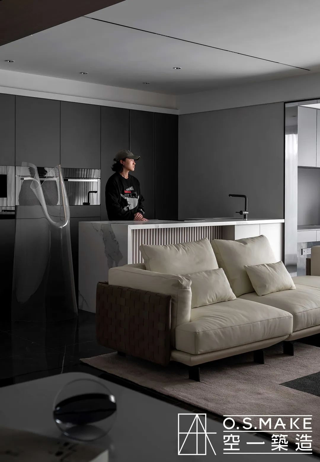 重庆金辉长江铭著现代极简家居设计丨中国重庆丨空一筑造-59