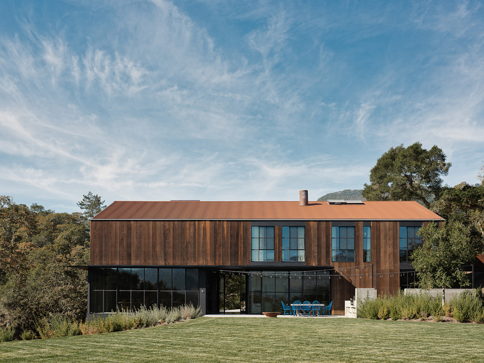 美国大谷仓住宅丨Faulkner Architects-4