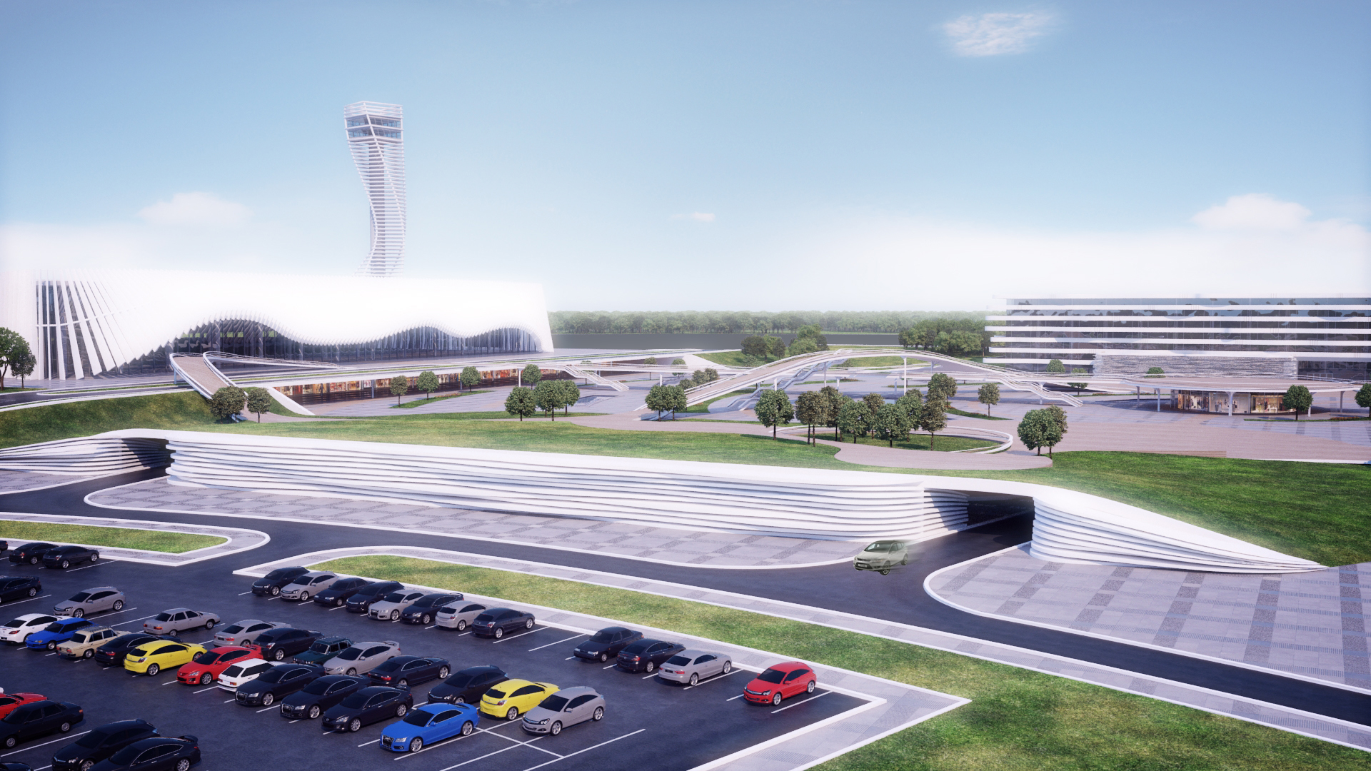 俄罗斯尤什尼机场,现代设计展现独特魅力-2