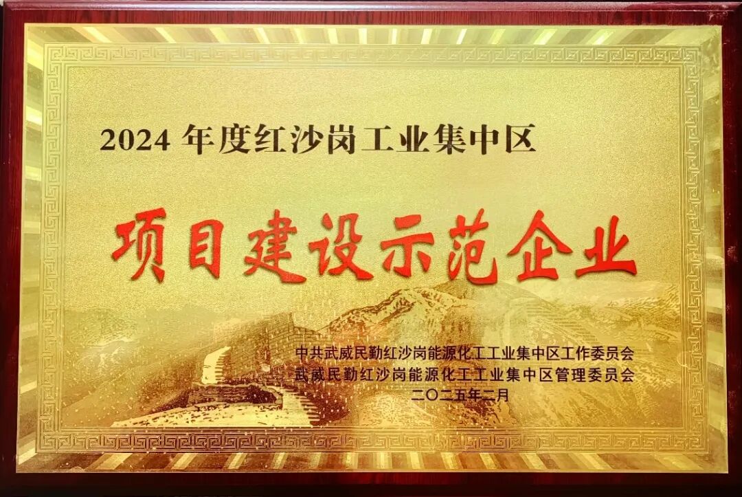 高效履约树标杆！中机国际被评为民勤红沙岗工业区“2024年度项目建设示范企业”-4