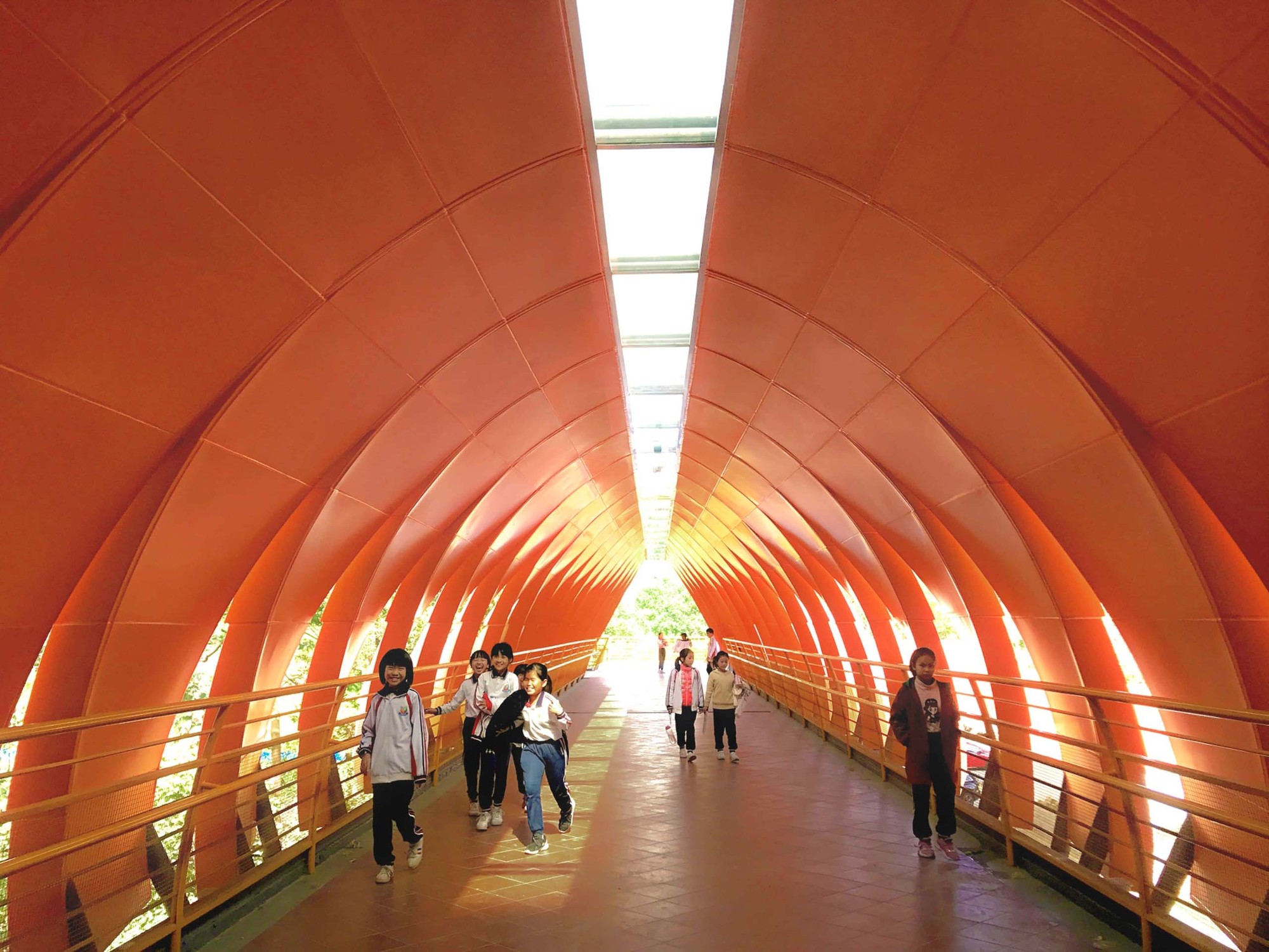 长安实验小学校园人行天桥丨中国东莞丨筑道建筑设计工作室-27
