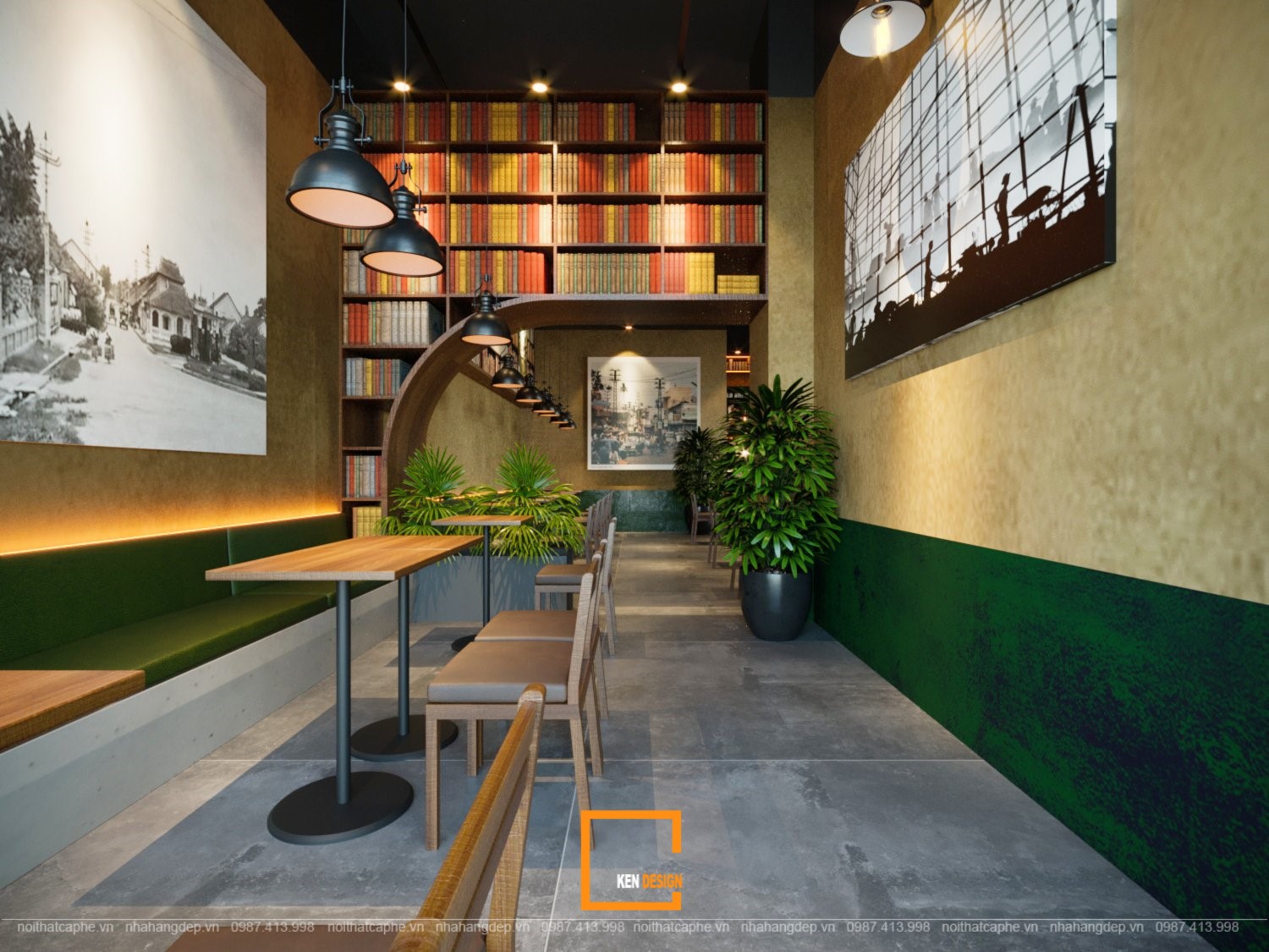 Buôn Cà Phê Thủ Đức咖啡馆设计丨越南胡志明市丨Kendesign团队-10