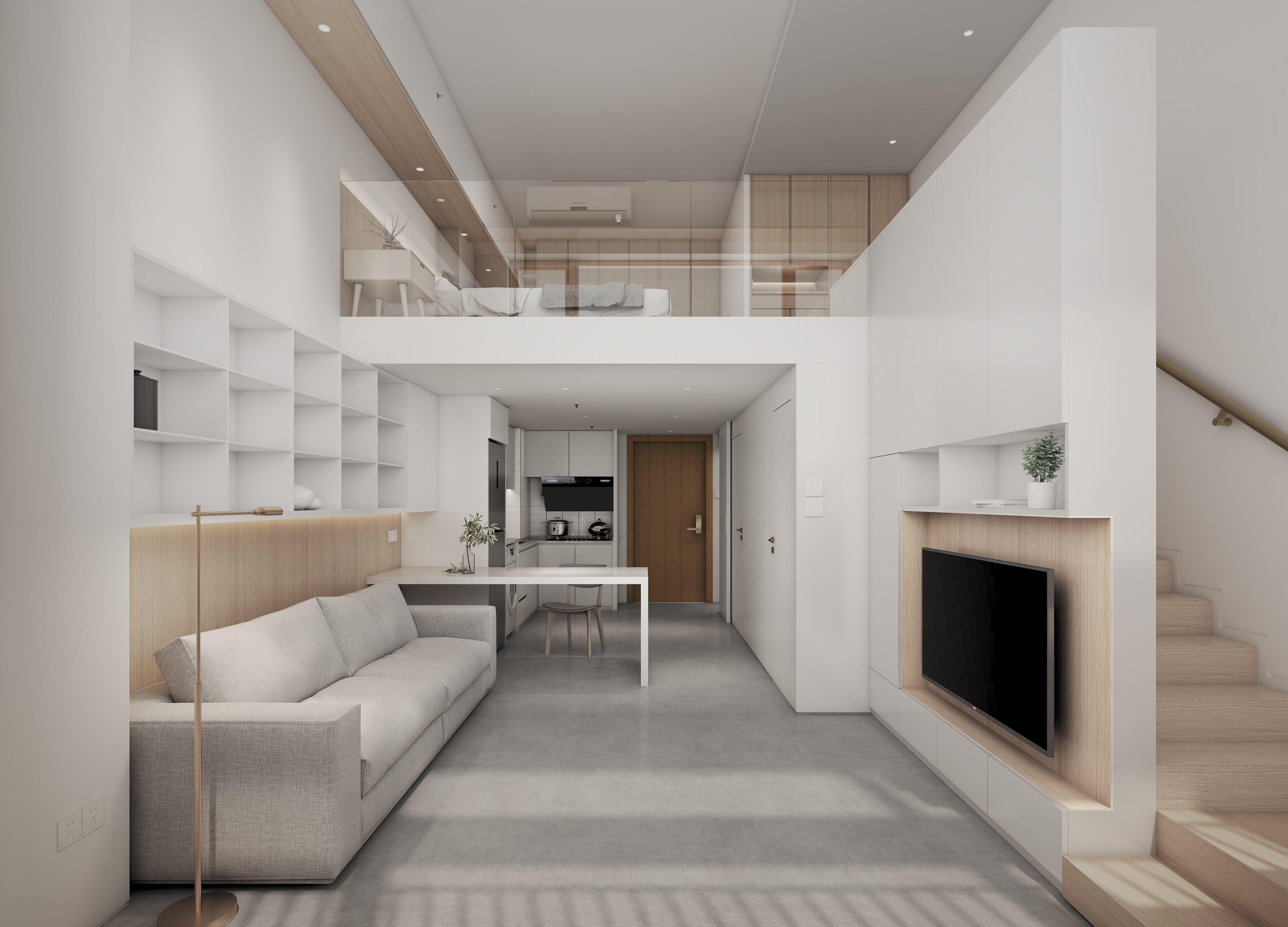 中粮云景loft公寓丨中国深圳丨一乘建筑空间-4