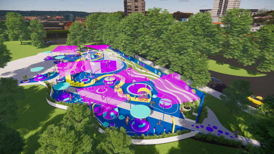 Waller Park(沃勒公园)包容性游乐空间-7