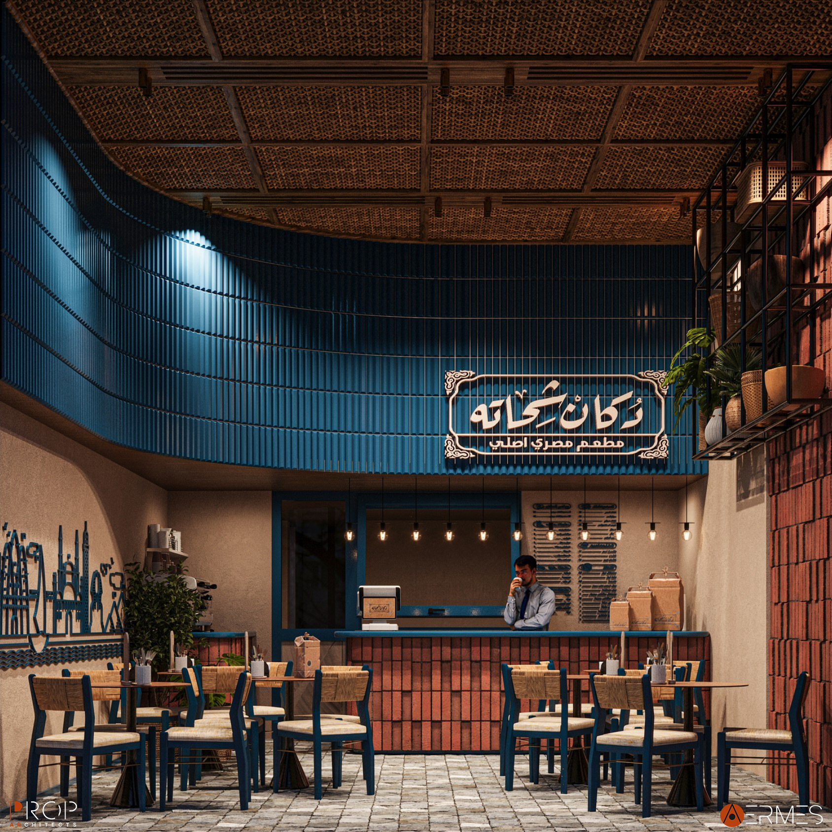 DOKKAN SHAHATA（Dokkan Shahata 咖啡馆）丨沙特阿拉伯丨PROP & AERMES ARCHITECTS-9