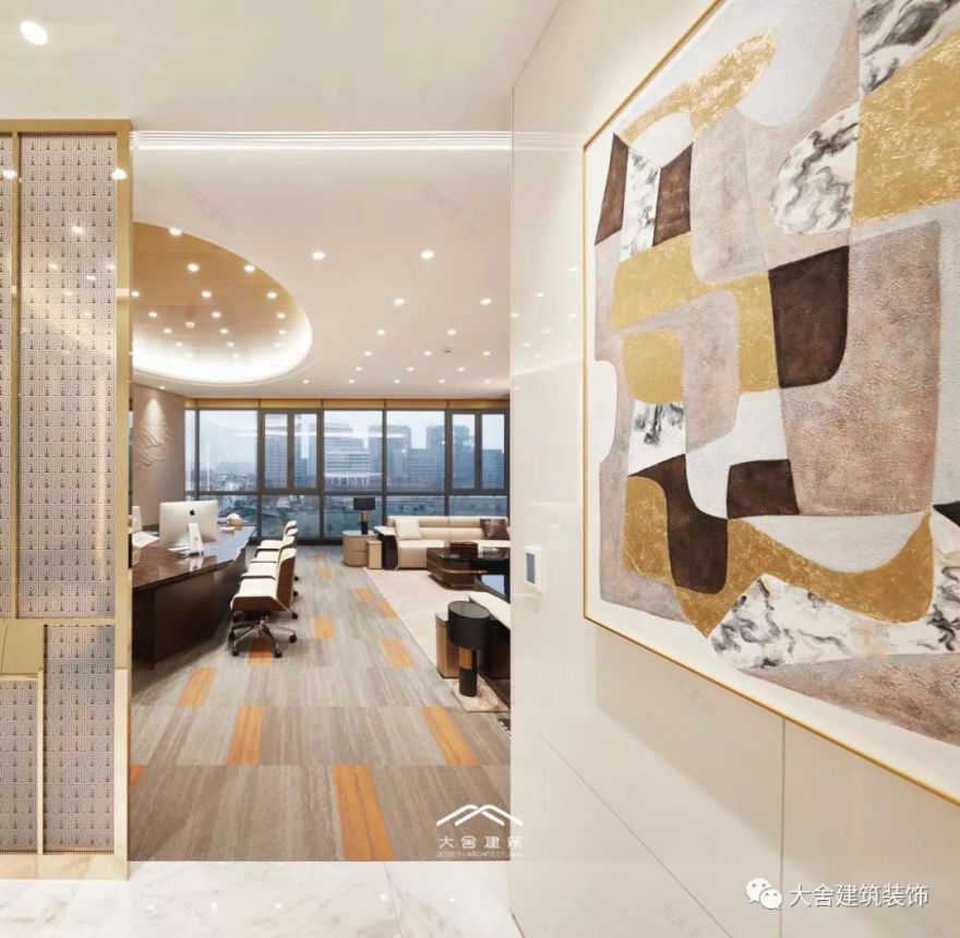 上海莘庄办公楼全案设计 | 现代时尚的无畏之白与狂热之橙-41