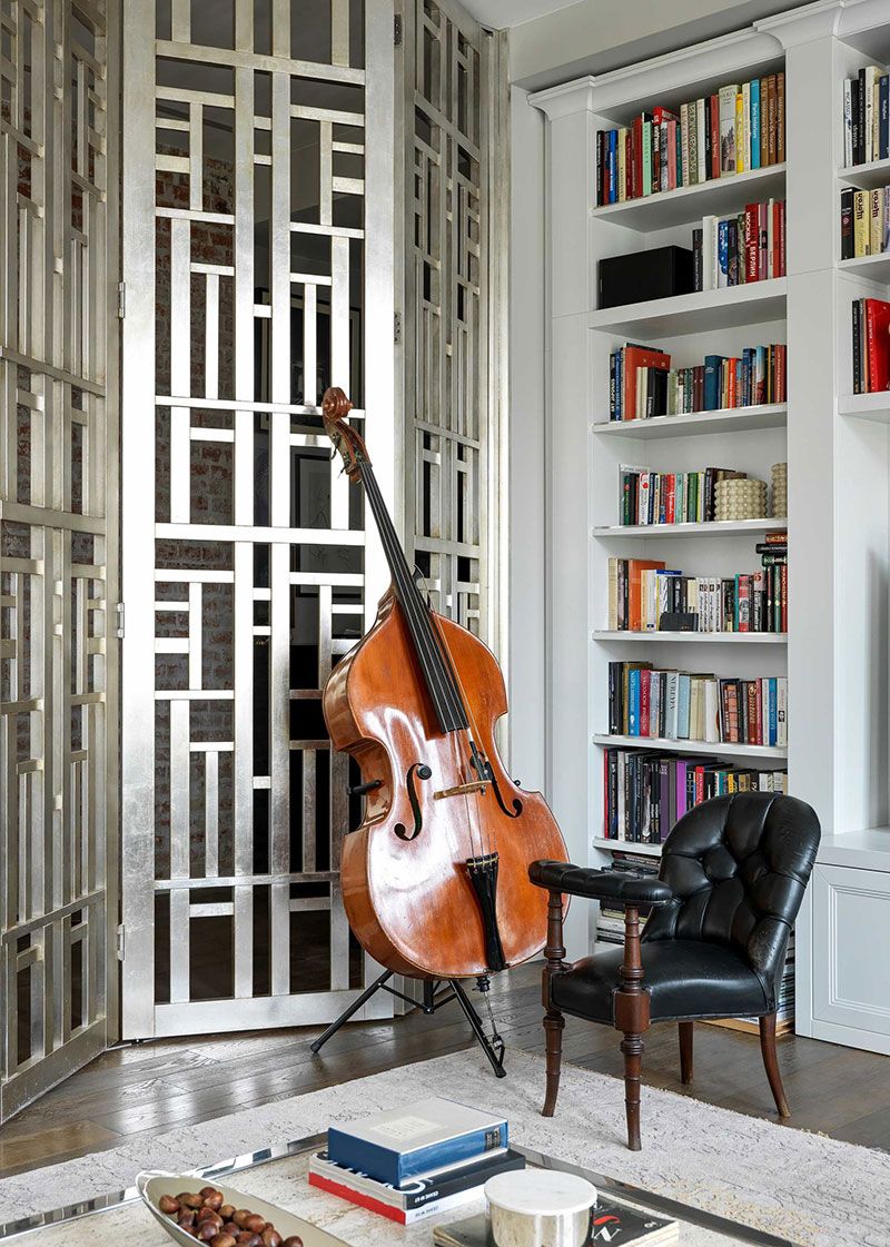 莫斯科中心老办公楼改造的复古优雅公寓-7