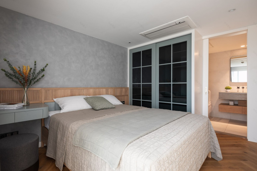 越南河内工业风顶层公寓设计丨VietDECOR-46