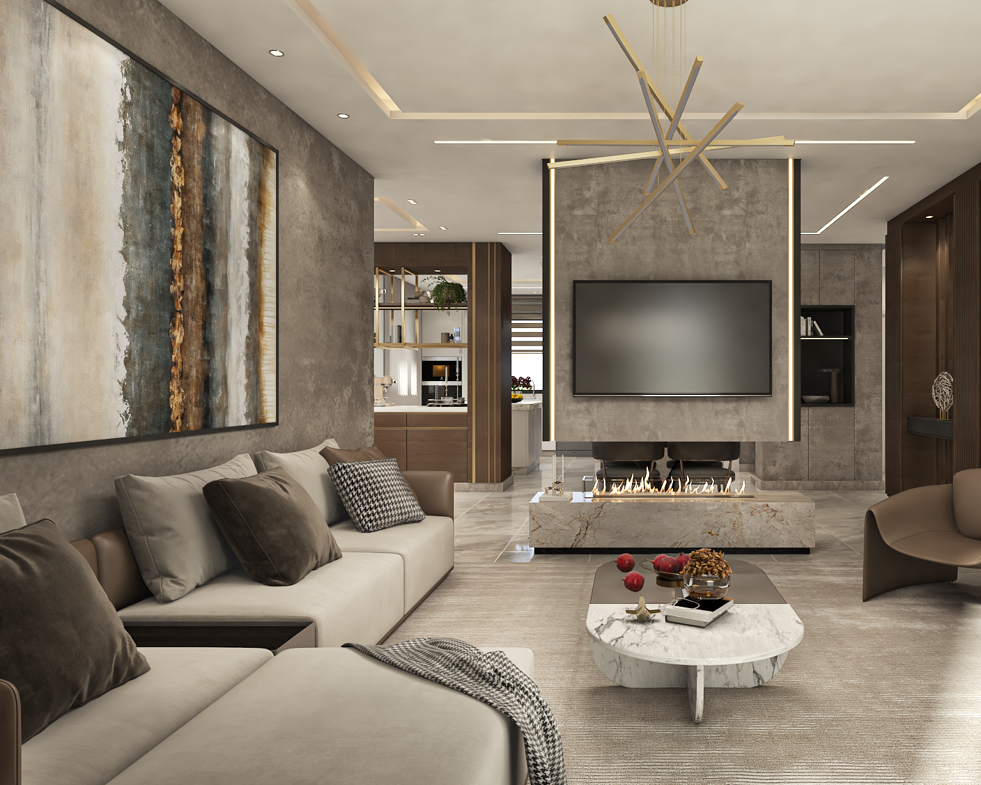 Small & Moody Apartment (Dining & Living Areas)-5