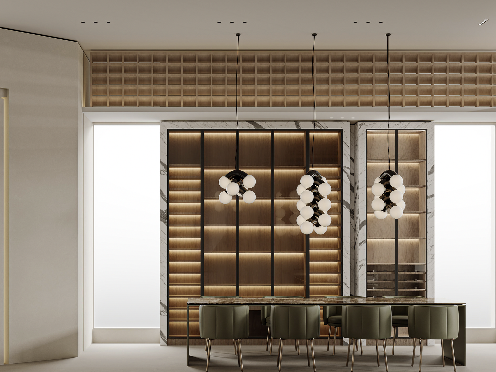 500㎡温柔干净的氛围感别墅-2