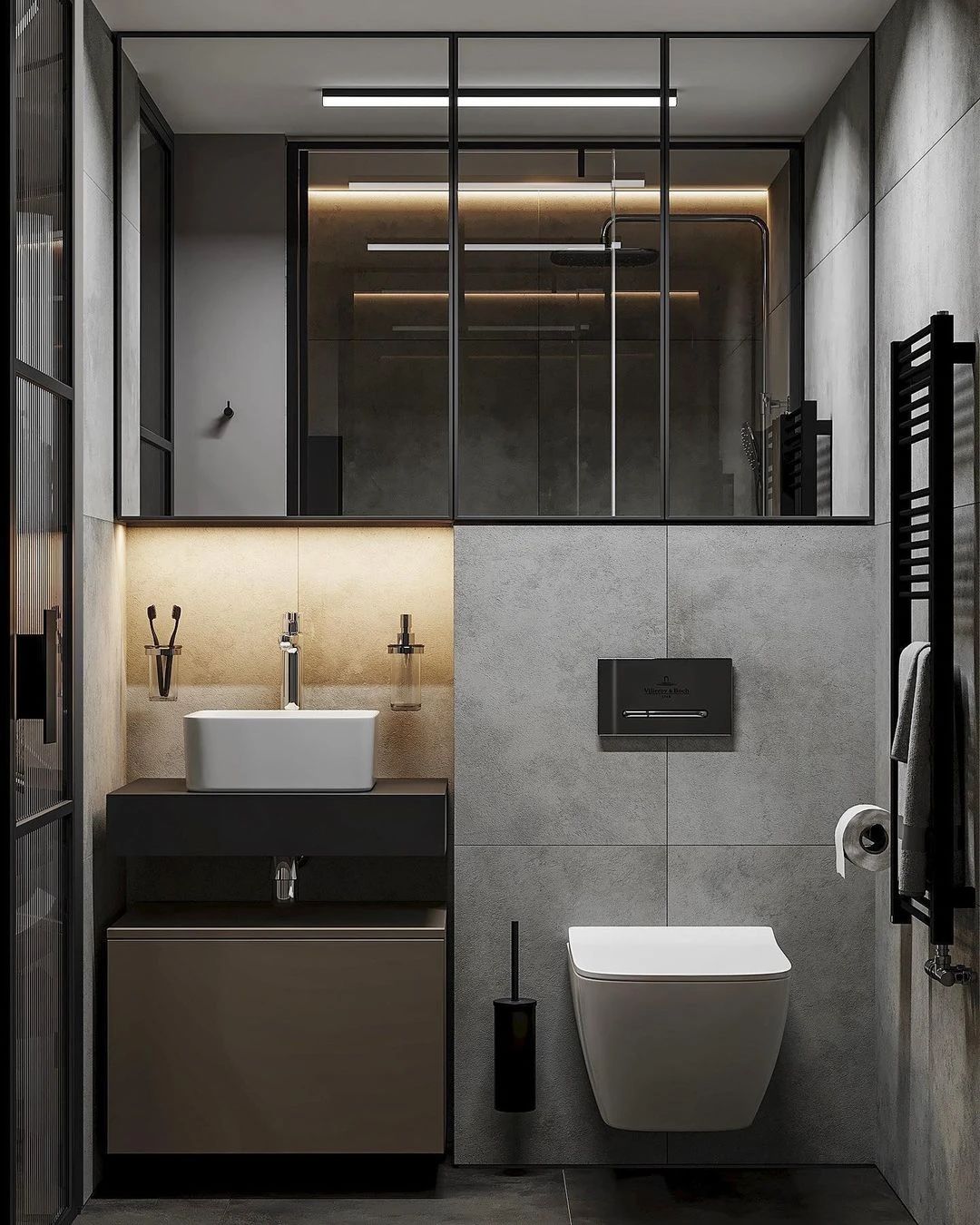 27㎡一居室小复式设计-17