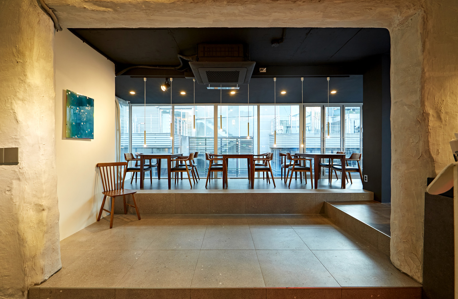 韩国设计师打造的清新韩式餐厅-11