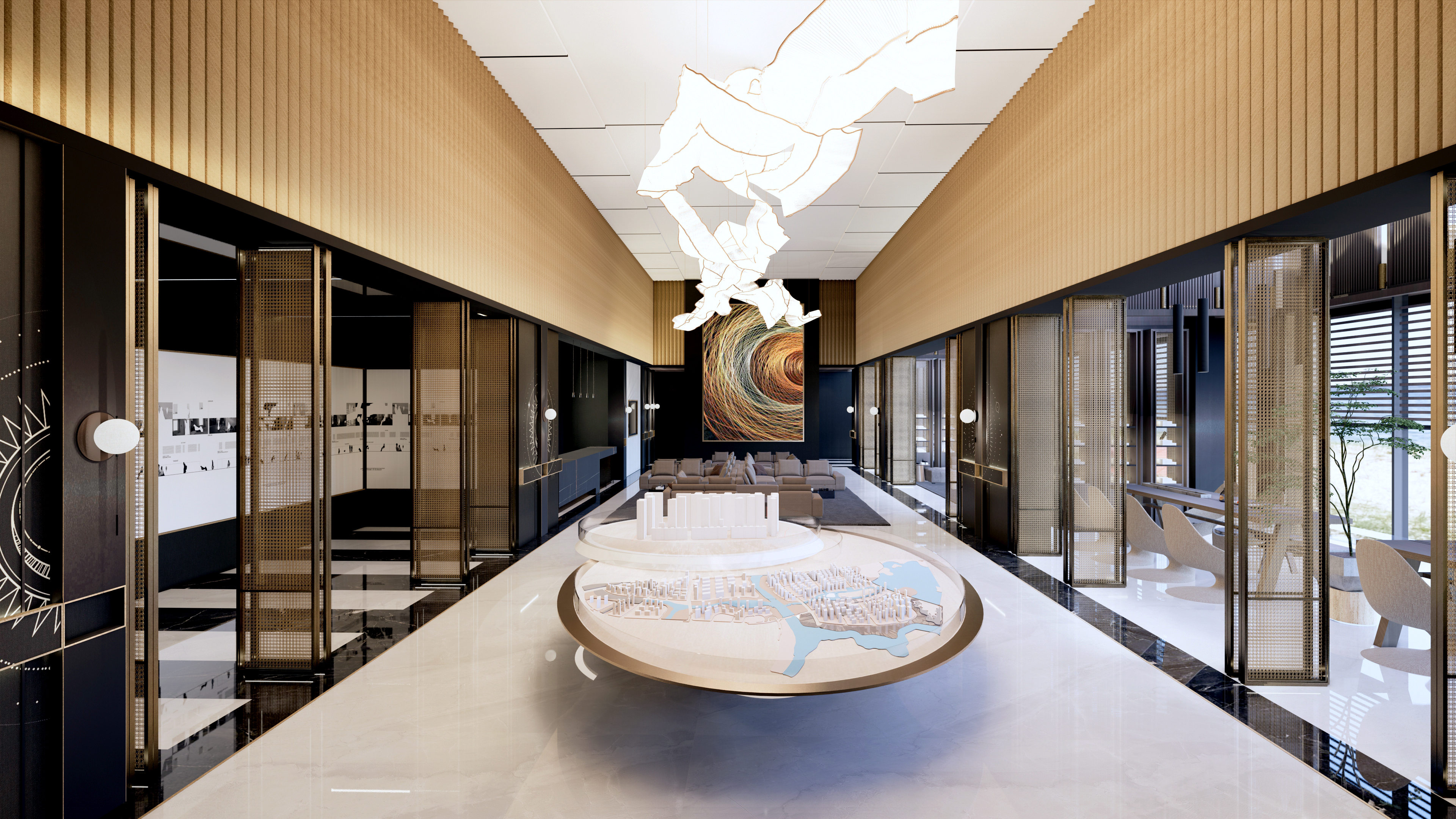 逾林售楼处丨深朴悦设计-4