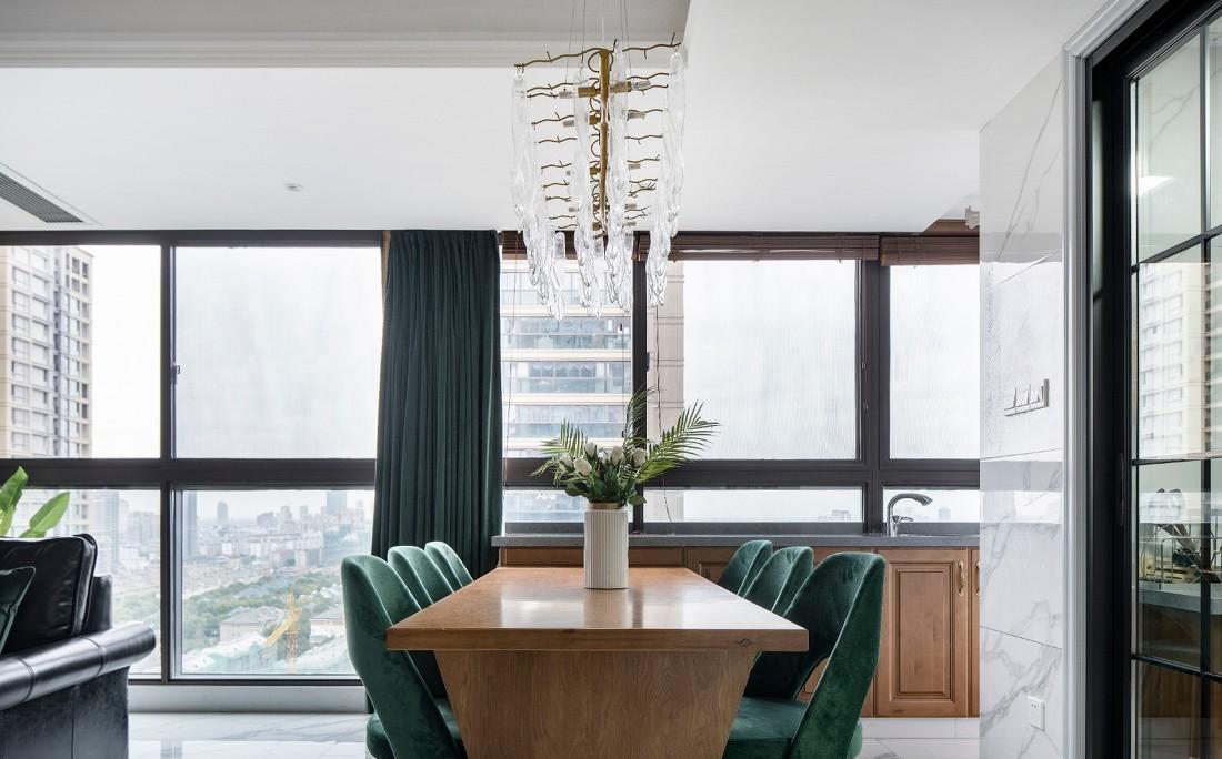 上海谷辰设计丨平层丨【阳光盒子】清爽美式里的优雅慢生活-18