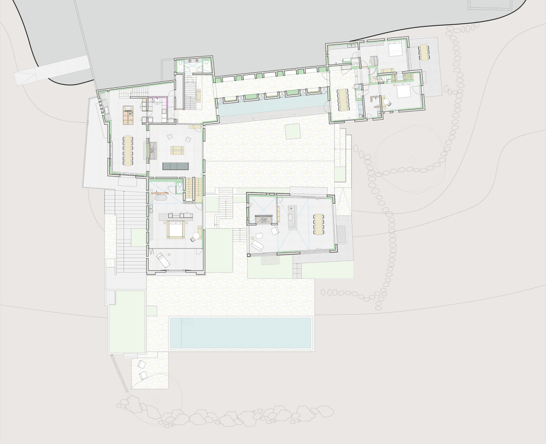 泳池房丨line architects-82