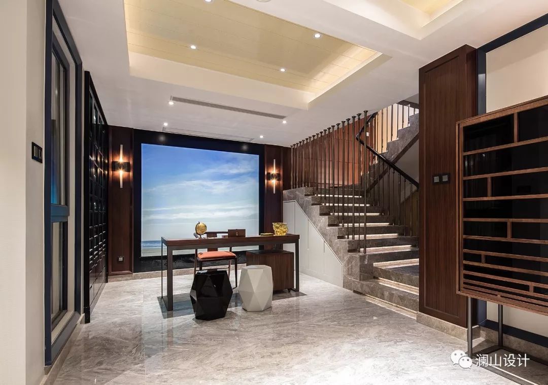 地下室华丽变身,蓝色魔力营造梦幻空间-40