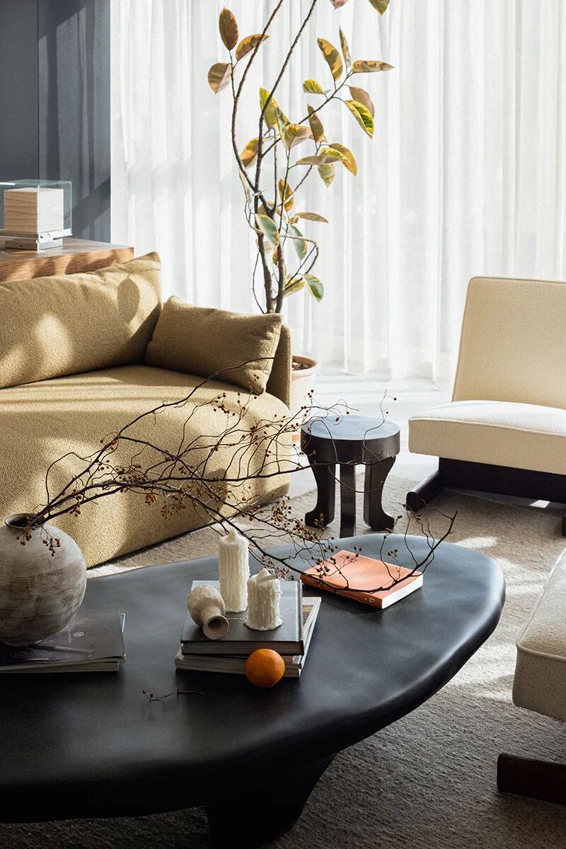 私宅设计|现代侘寂，家的宁静与疗愈-65