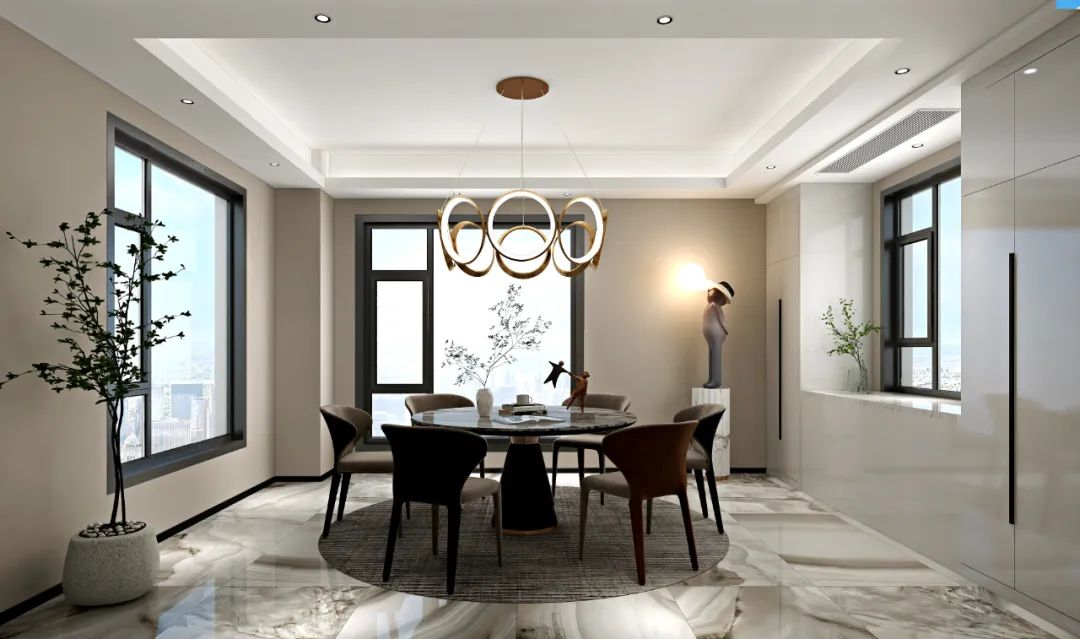 立于当下 静守自然 · 广州某别墅现代轻奢新中式设计丨中国广州丨广州W设计-35