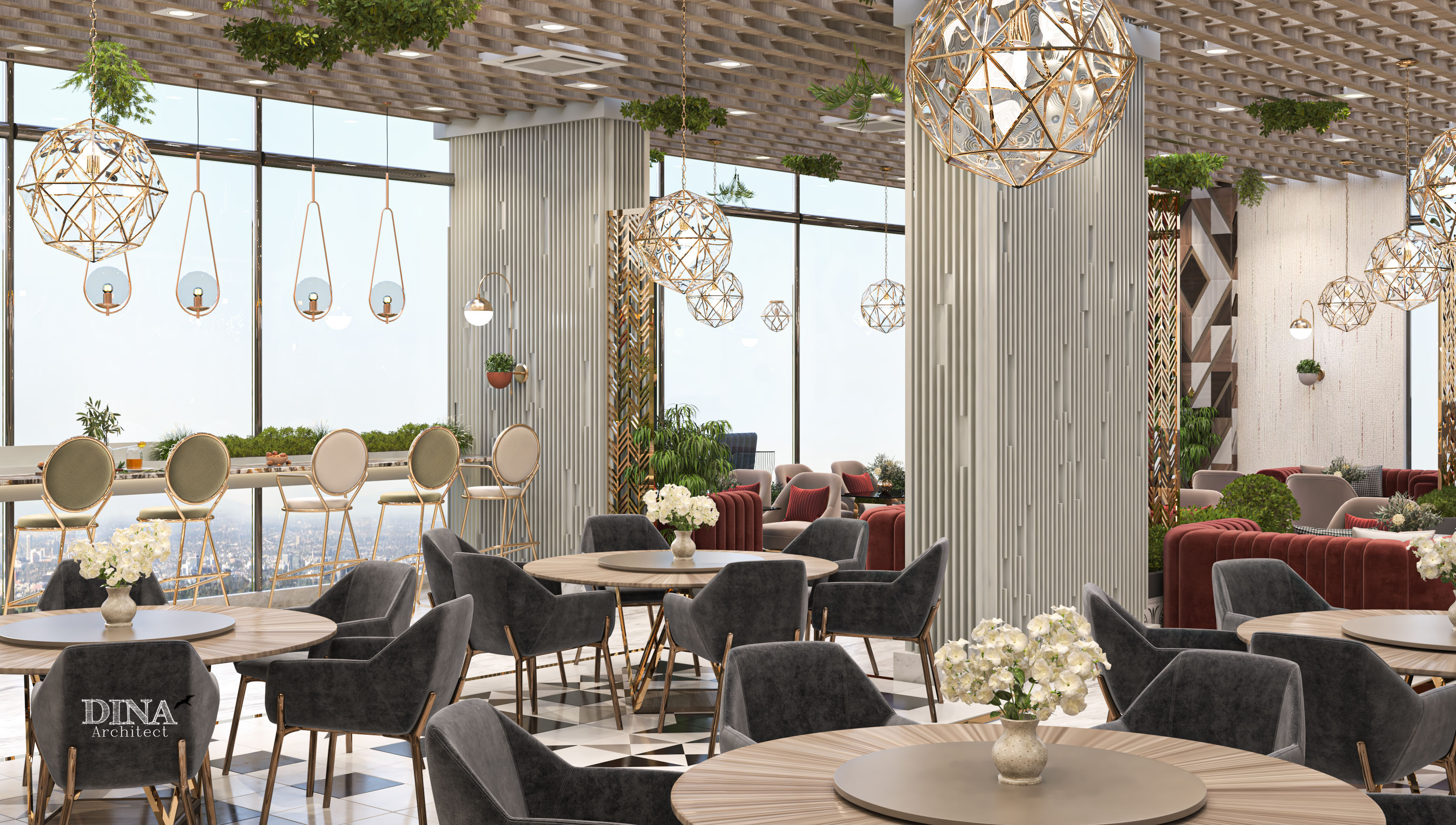 Sooad 餐厅丨沙特阿拉伯麦加丨Almamlka design-9