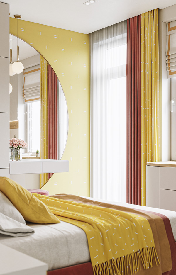 乌克兰 110㎡浅色系公寓设计-29