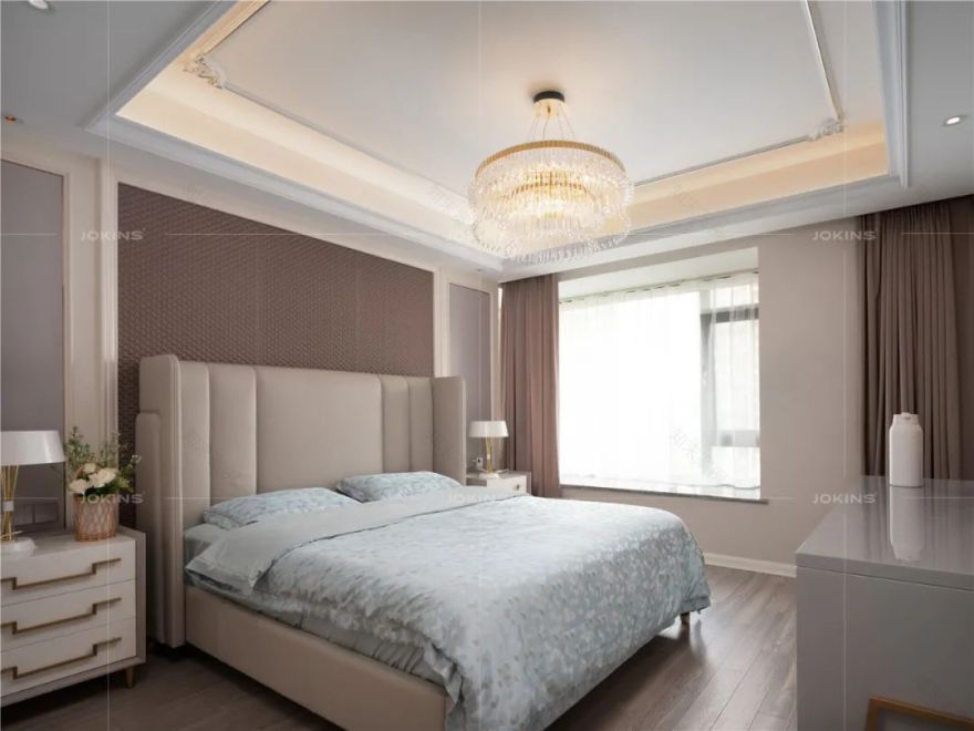 法式轻奢,盐城高新区 280 平米复式住宅设计-37