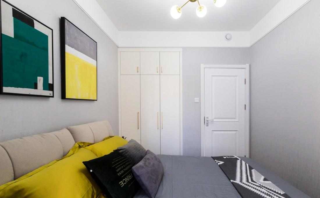 98 平米现代轻奢四房改造,设计师用心打造蓝粉主题空间-134