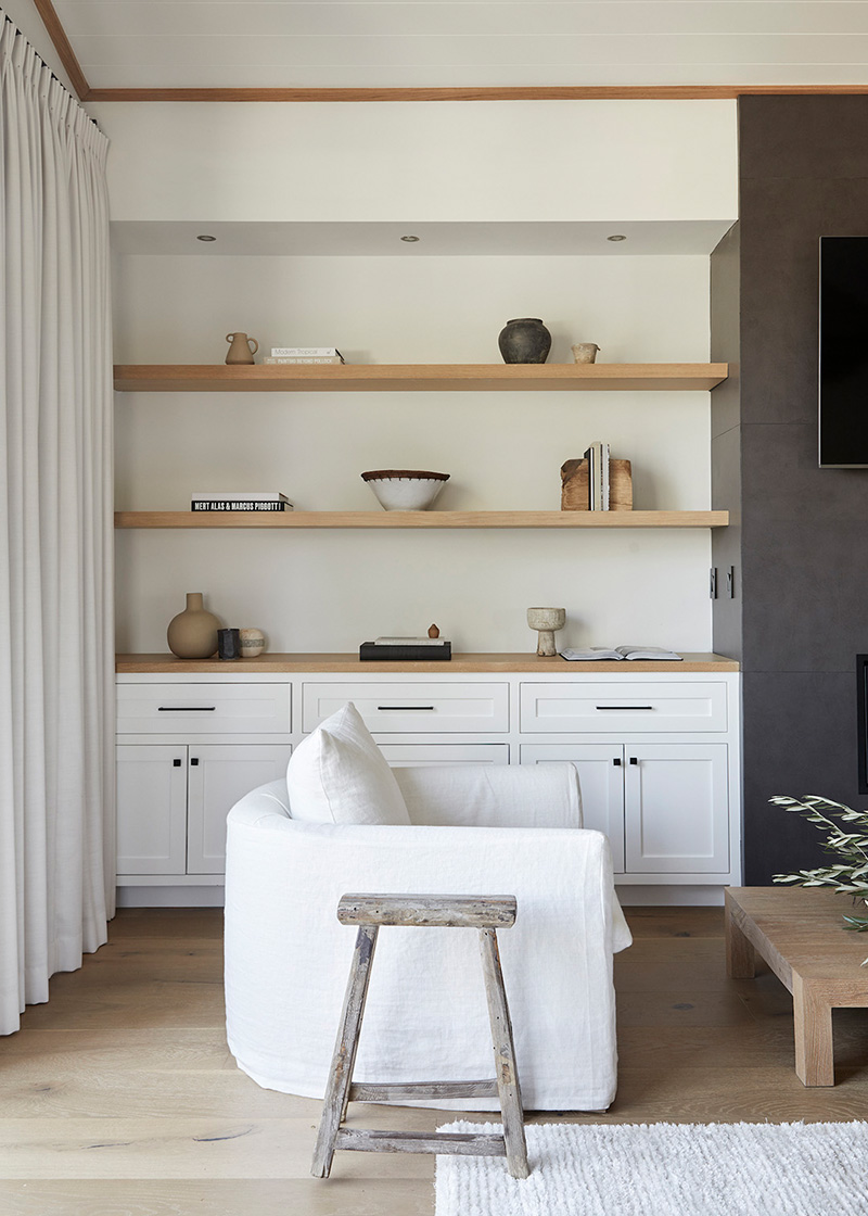 加利福尼亚装饰有木材的时尚舒适的家-19