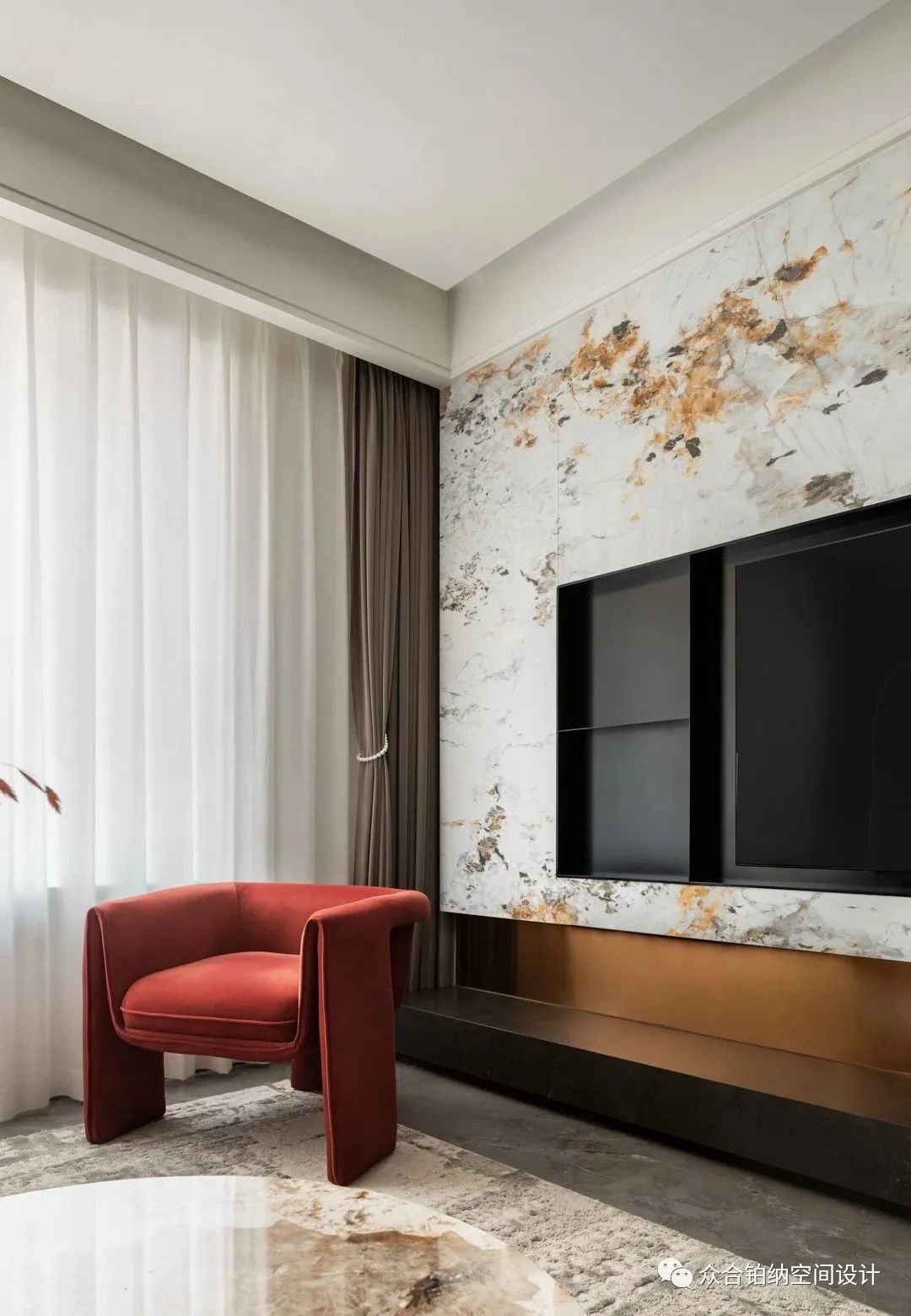 山东中央帝景简约家居空间设计丨中国山东丨众合铂纳空间设计-1