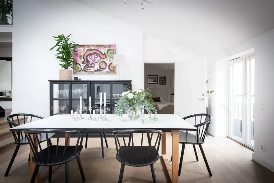 瑞典哥德堡绿色社区的现代家庭复式公寓-9