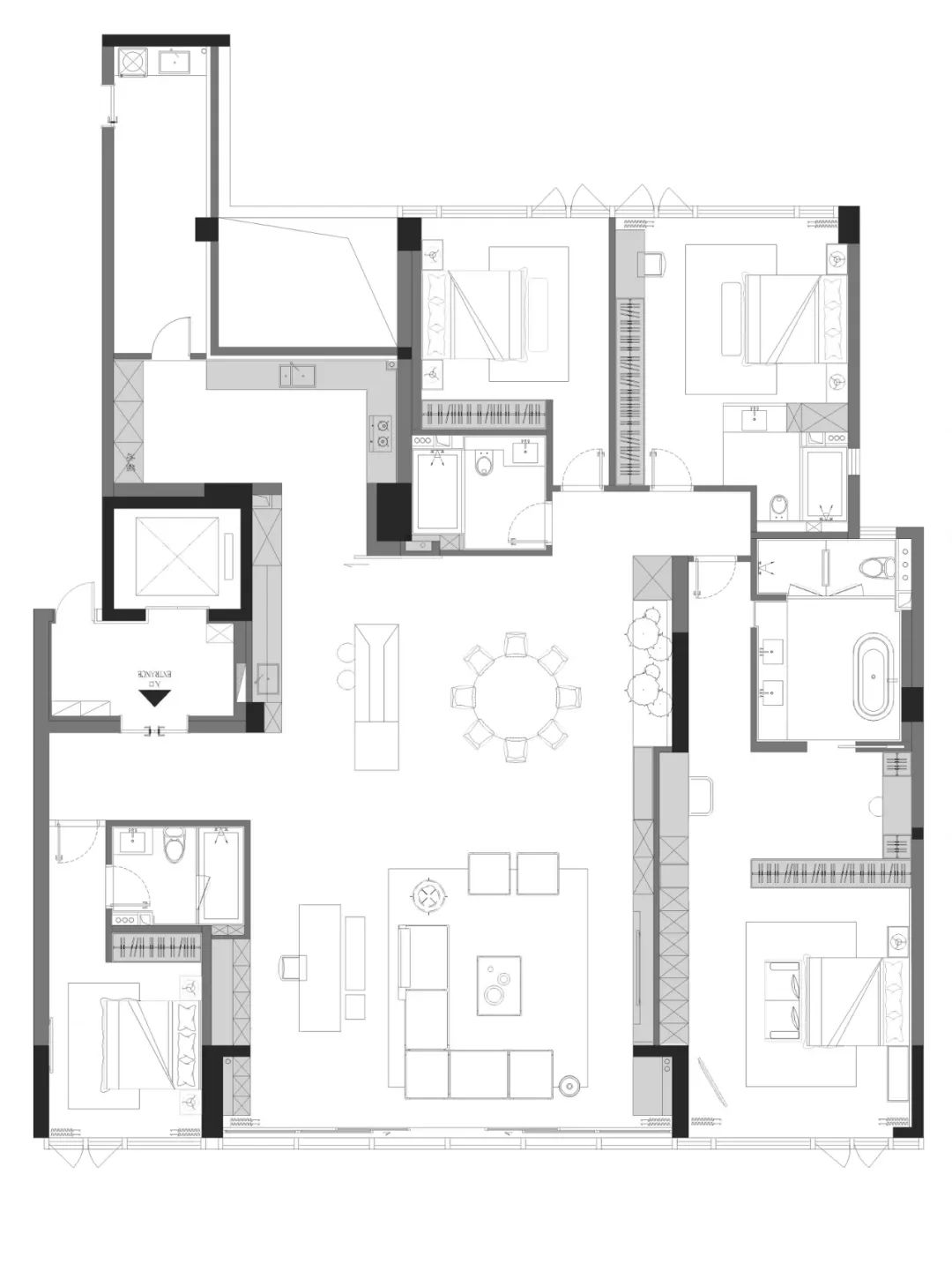 广州 300㎡都市宁静大宅丨中国广州丨tz.design-9