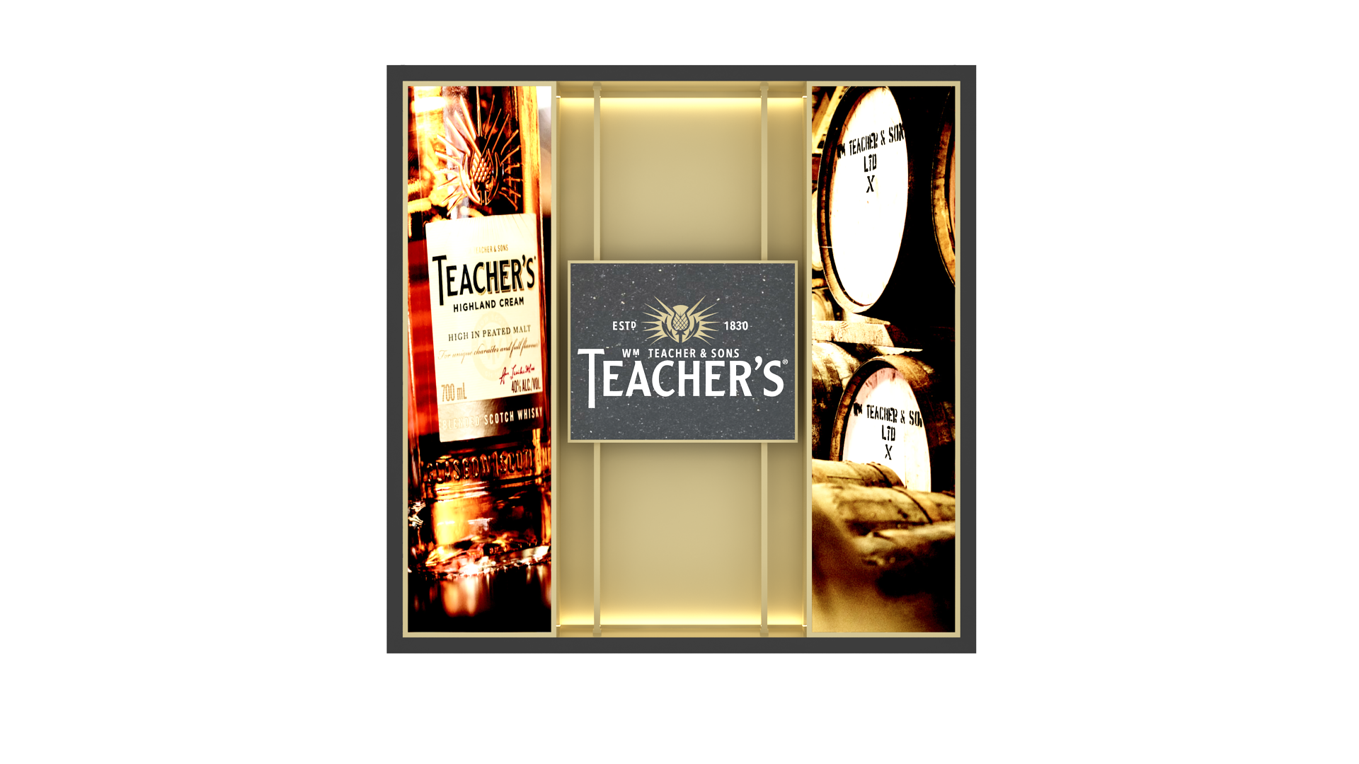 Teacher's Wall's / Bar Design/ Gondola Design-4