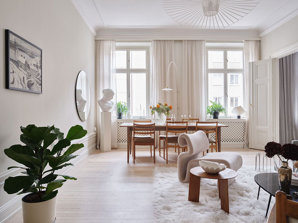 温馨斯堪的纳维亚公寓，冬季风情满满-4