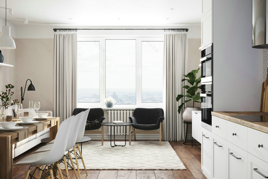 北欧风居家设计,舒适自然的生活空间-6