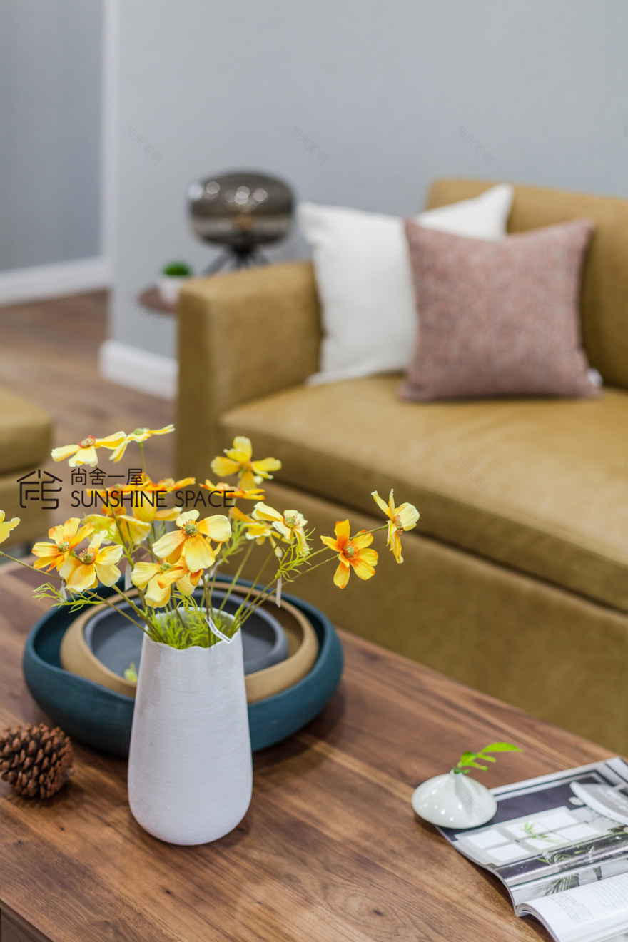 英溪桃源 130㎡北欧现代风家居设计,自然与工业共生的平衡美-1