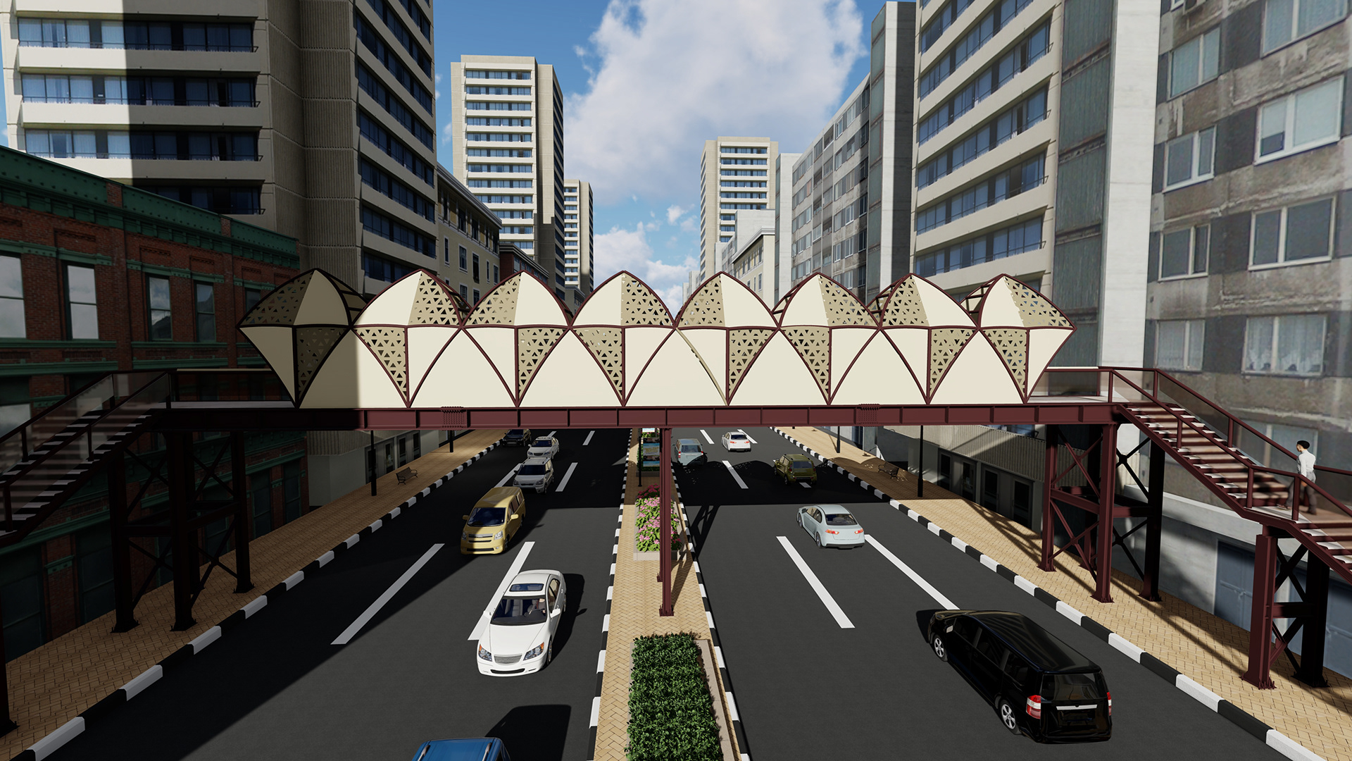 Pedestrian Bridge Design（人行天桥设计）-42