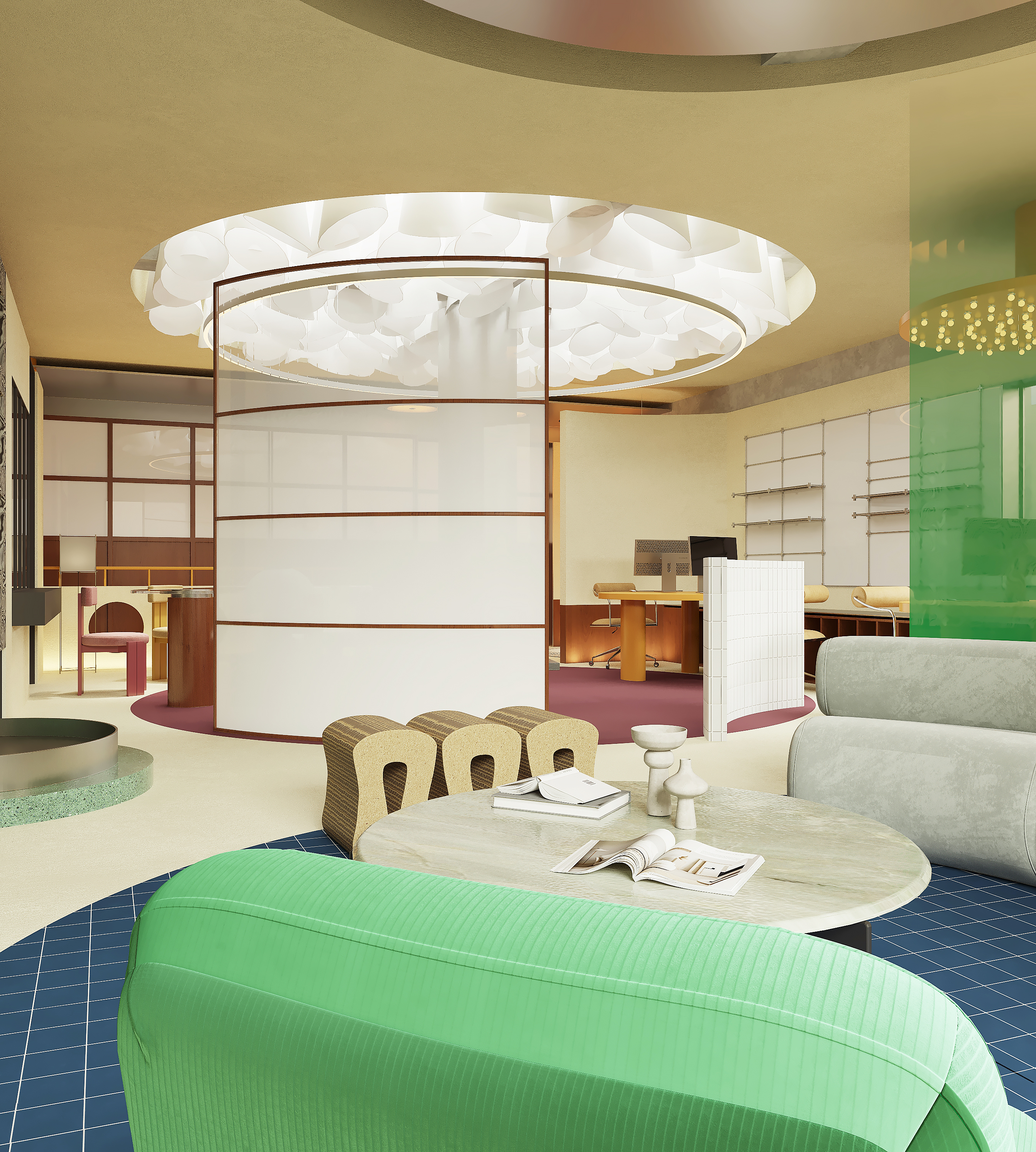 中古包豪斯定制办公展陈空间-20