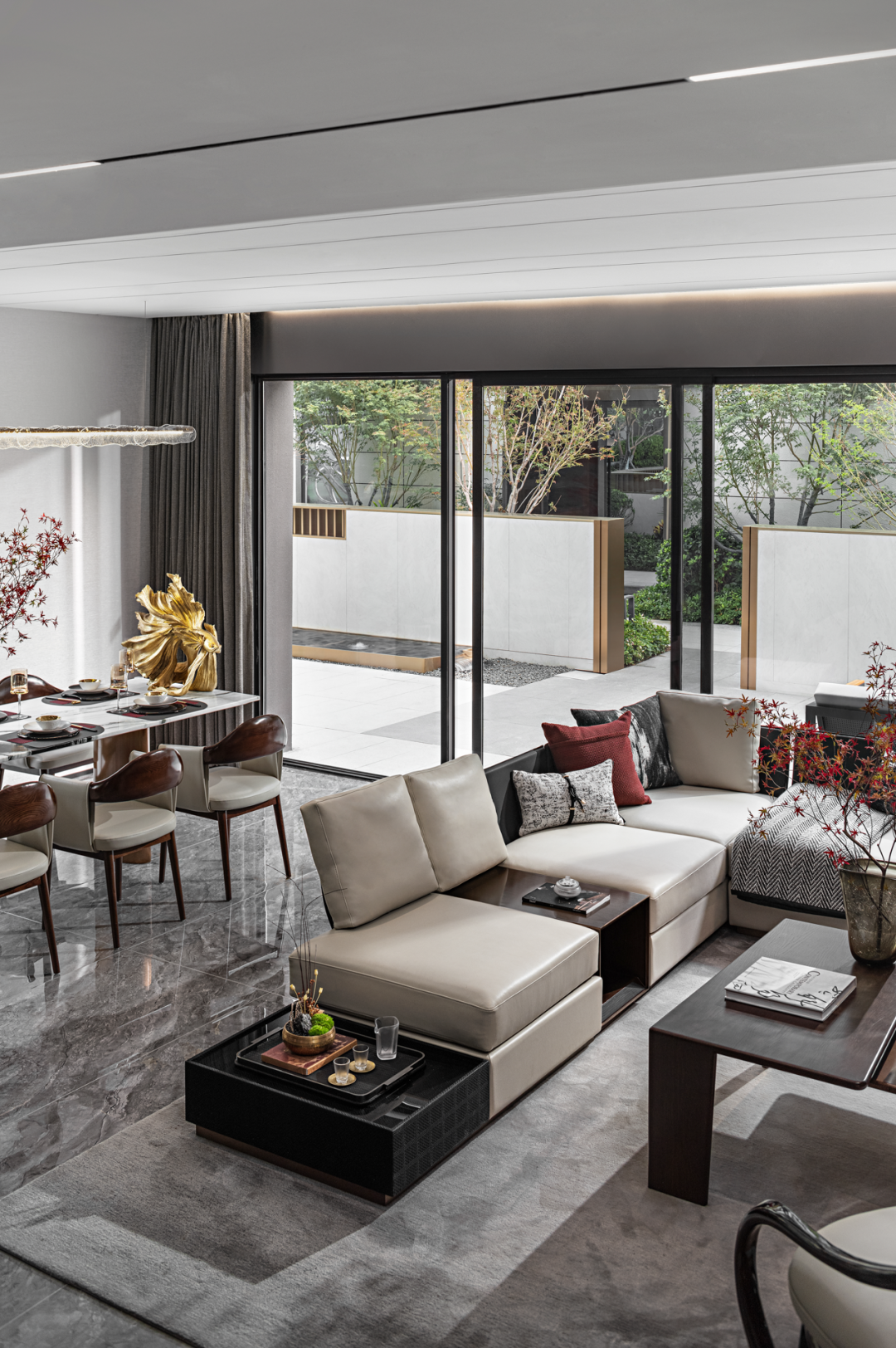 中奥九江甘棠朗境 300㎡样板间丨中国九江丨UMA 伍玛设计-11