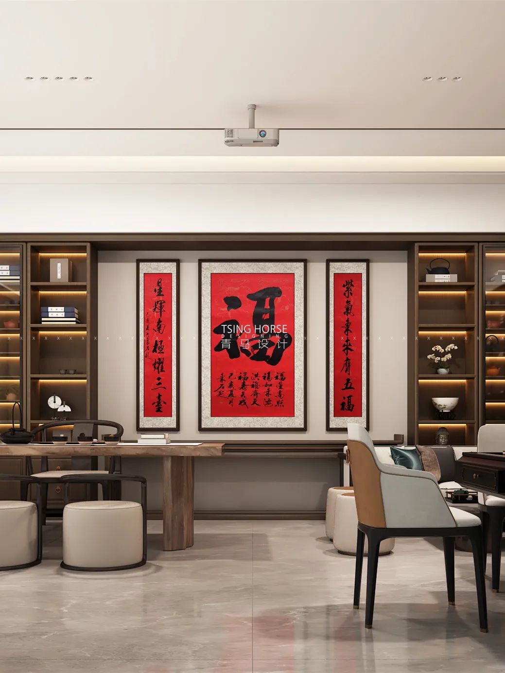 春城十八里·新中式魅力别墅设计丨陈哲梧设计团队-40