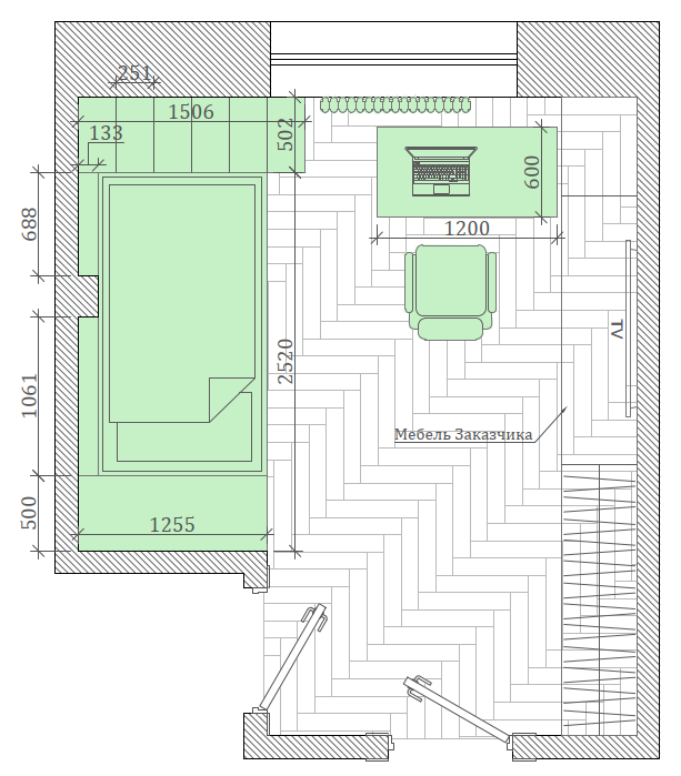 ≡ ➤ Мебель в детскую комнату в тропическом стиле для мальчика 2 лет ⋆ ⋆ Фабрика мебели «Mamka™» ᐈ Эксперт детского пространства-10