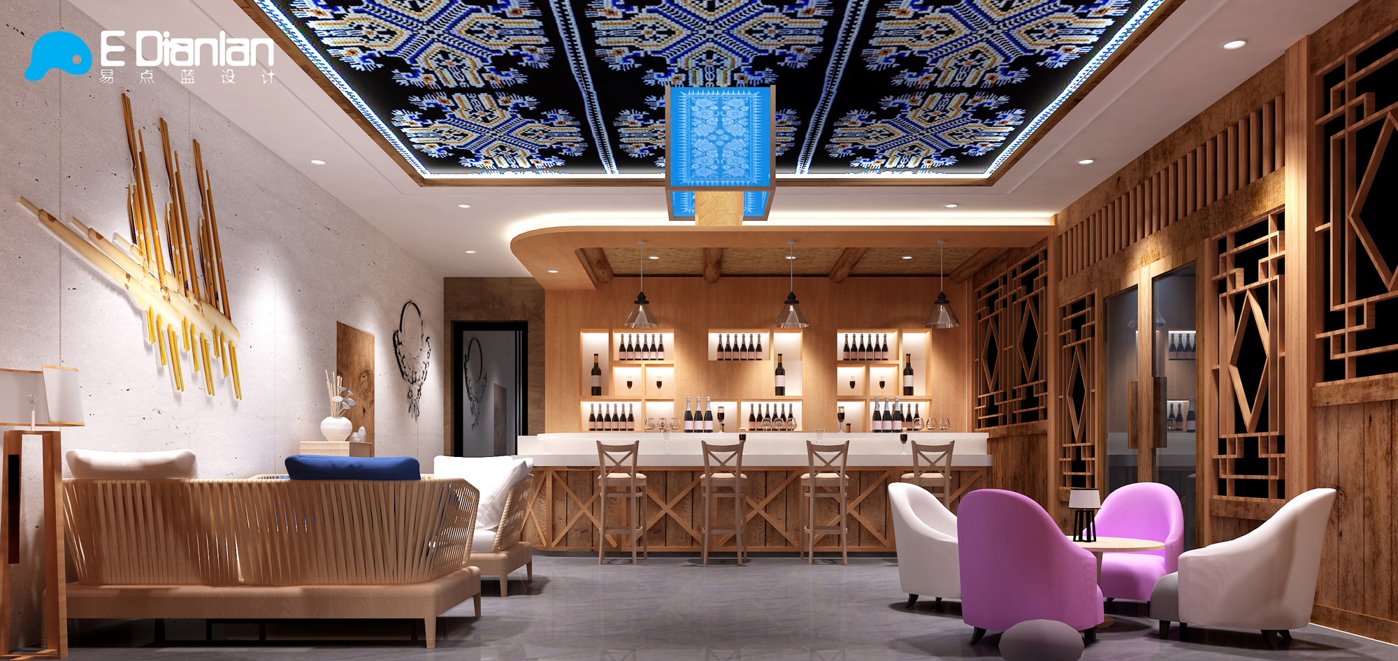 刘魏诚作品——贵州苗都酒店【易点蓝E DIANLAN酒店篇】-10