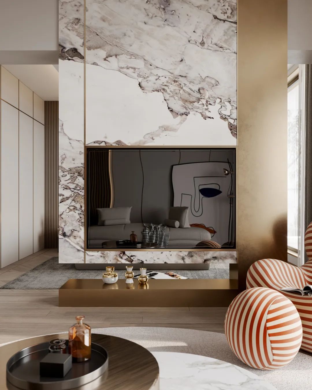 东湖苑蓝波湾别墅设计丨中国苏州丨上海陈尹周室内设计-60