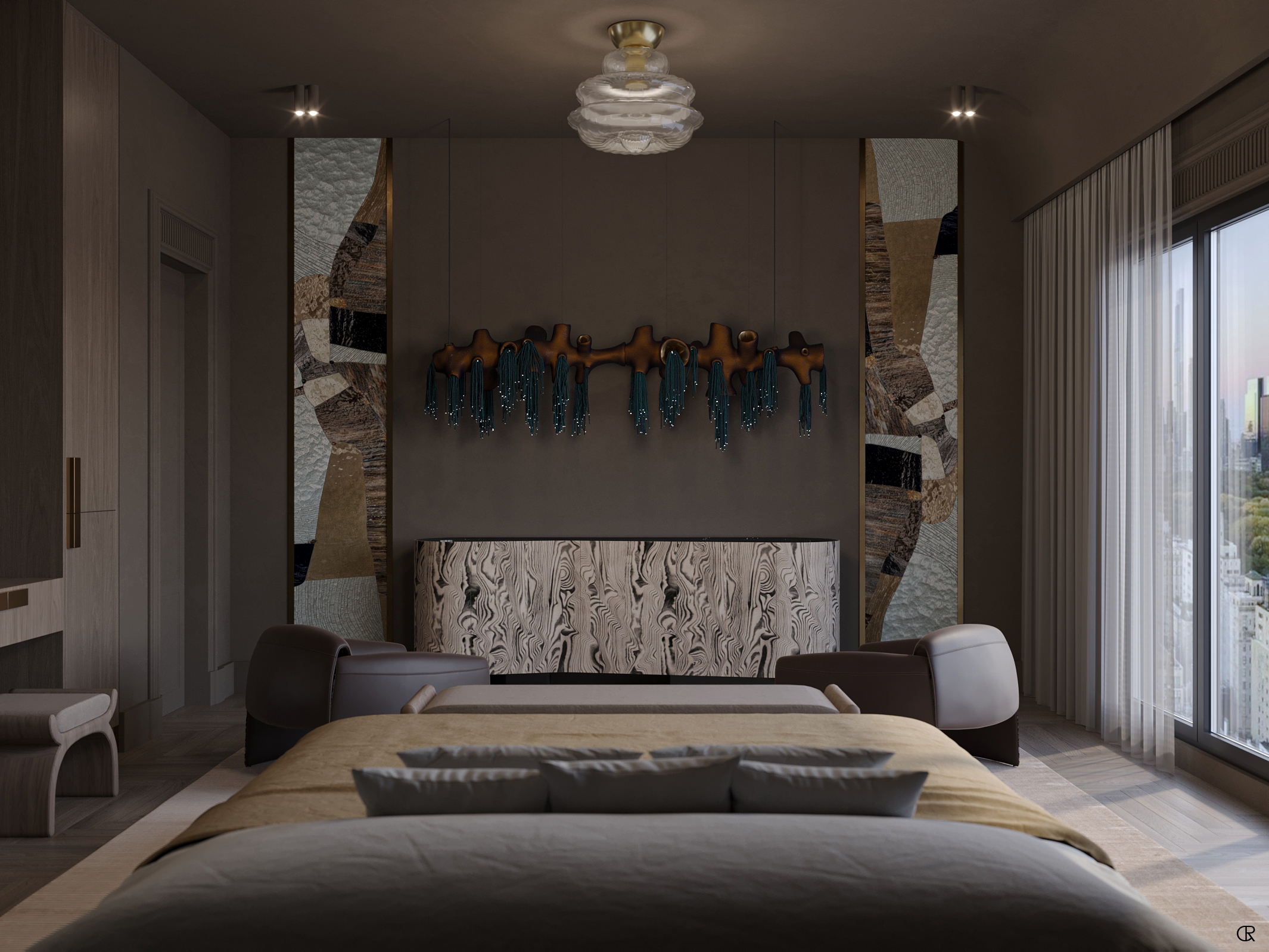 modern elegant bedroom design-2