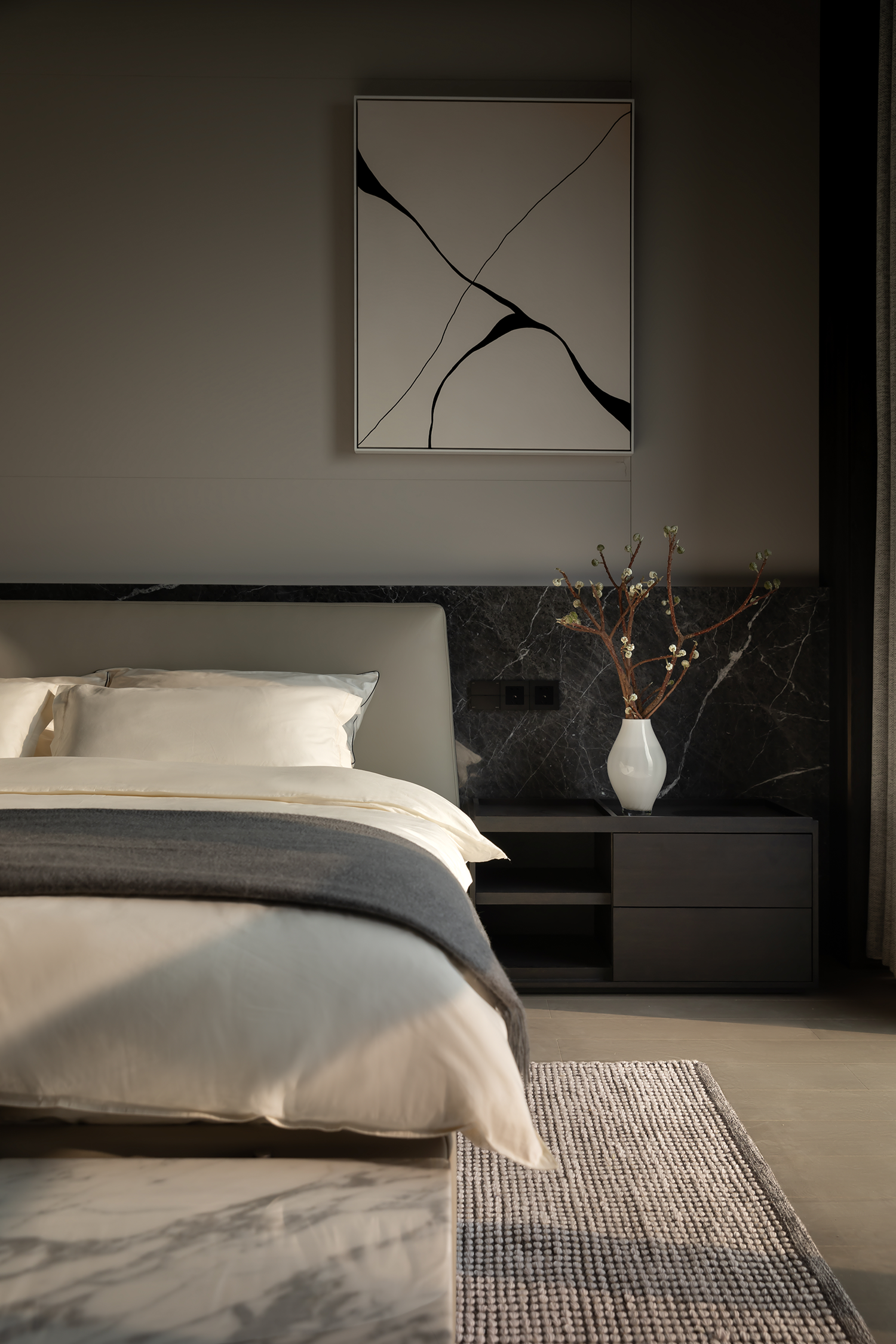 湖景大平层丨中国绍兴丨钱瀚设计团队,常青陈设-55