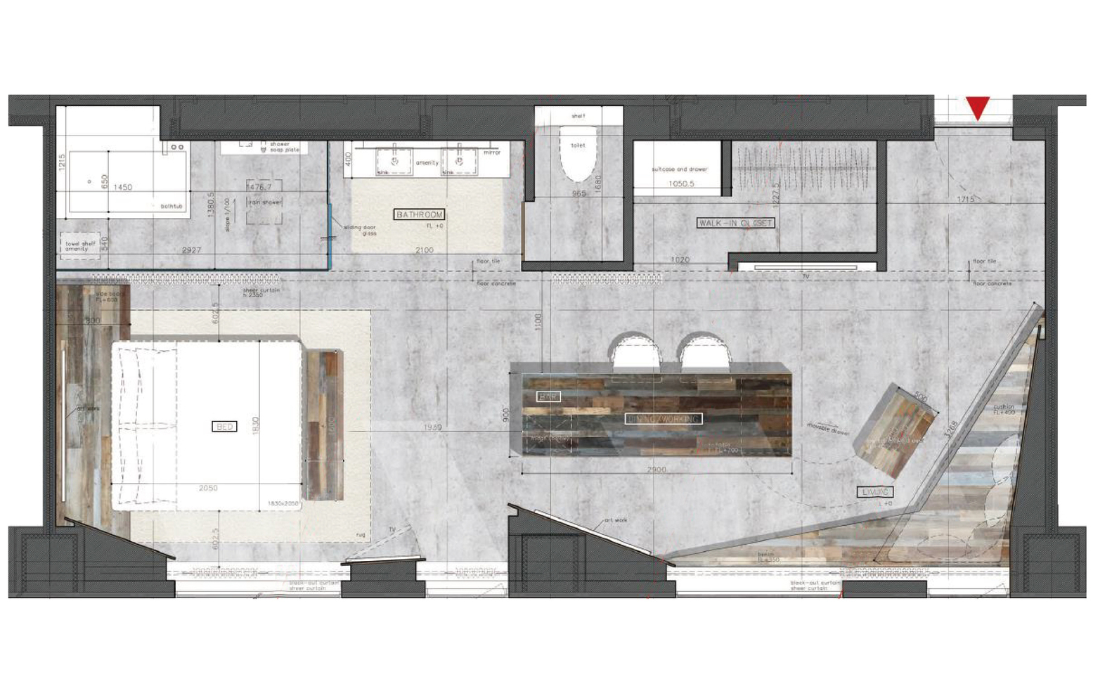 日本 ONE@东京酒店丨隈研吾事务所-29