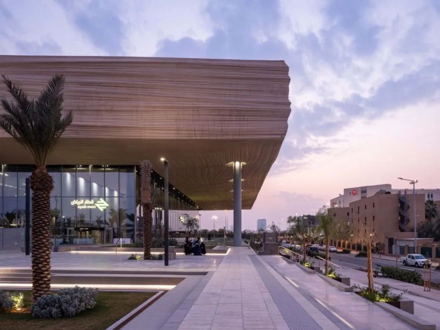 盖博建筑设计事务所|沙特利雅得首个地铁枢纽STC换乘站-126