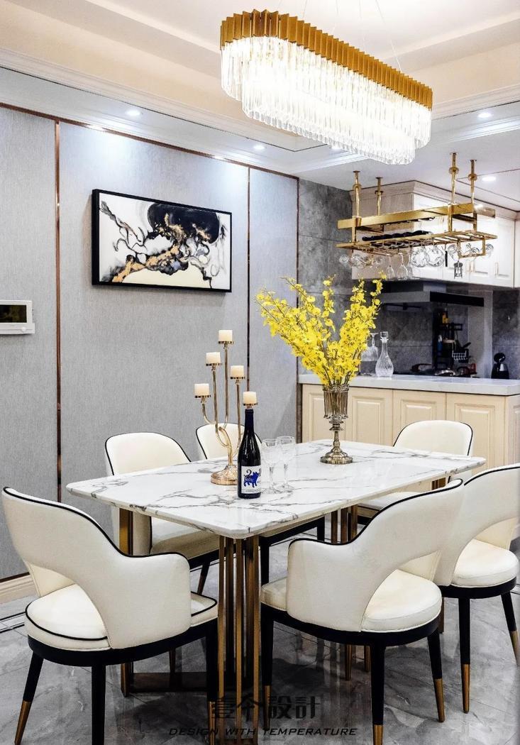 轻奢改造,八角玄关、开放式厨房打造现代宜居空间-38