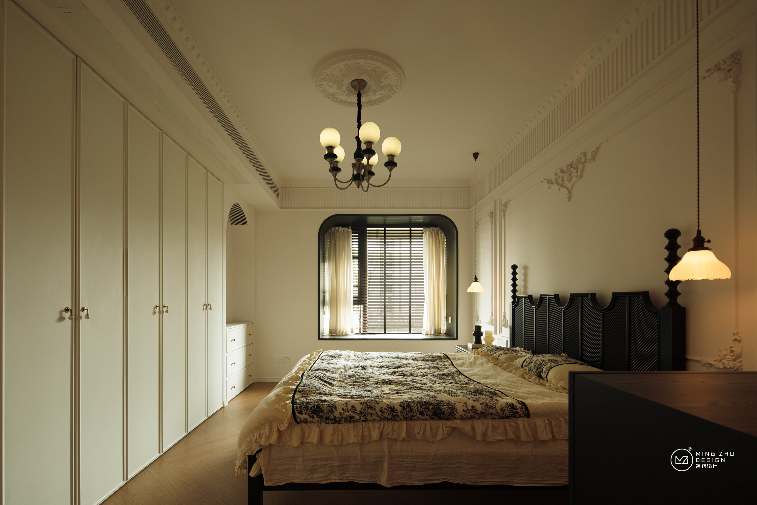 130㎡慵懒轻法式浪漫家丨中国自贡丨名筑设计-45