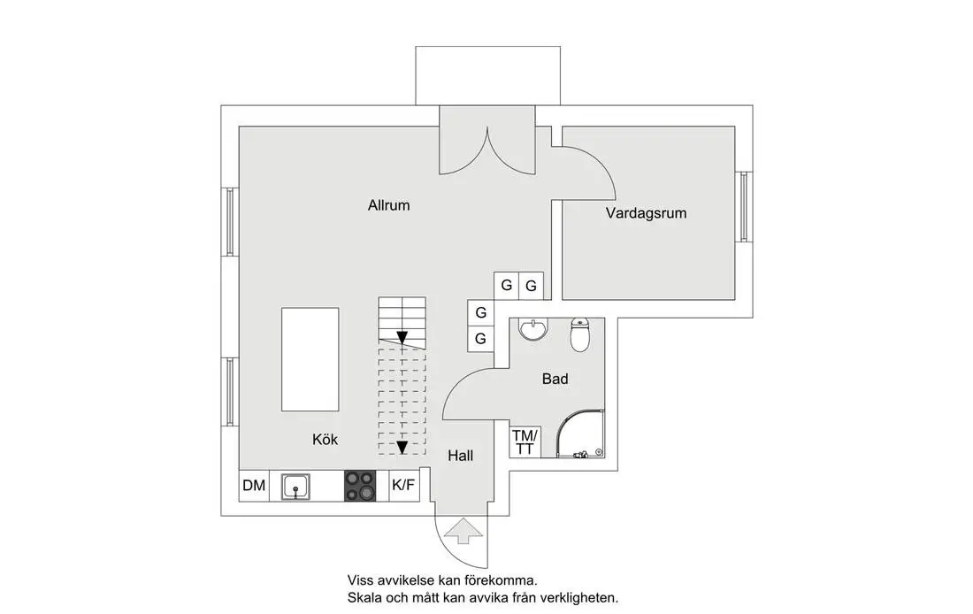 旧楼改造的灰色与白色中性 duplex-28